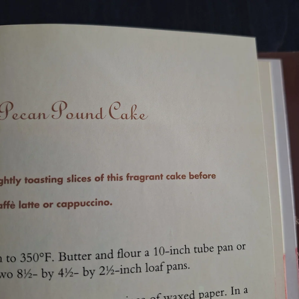 Starbucks Recipe Book with Cream and Brown Text